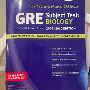 🔬 Kaplan GRE Subject Test Biology 2009-10 Edition